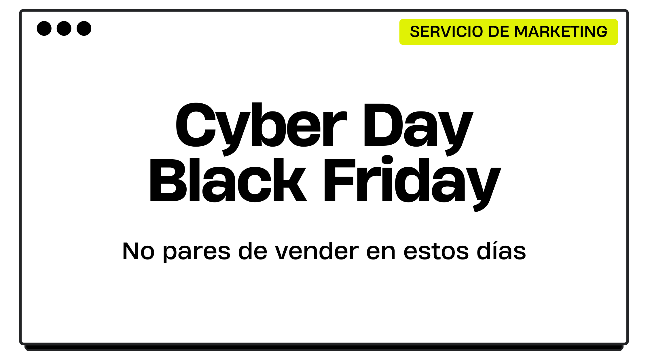 Soporte Cyber Day | Black Friday