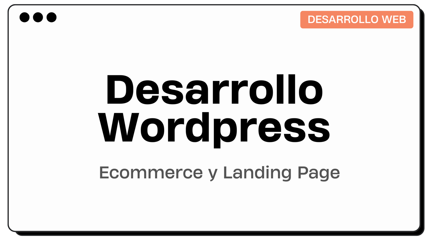 Diseño en Wordpress o Woocommerce